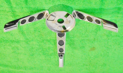 1967 Ford Mustang Fastback Coupe Convertible ORIG STEERING WHEEL HORN RING BEZEL - Image 1 of 4