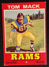 1974 Wonder Bread All-Star Series #15 Tom Mack Los Angeles Rams (HOF) VG-EX