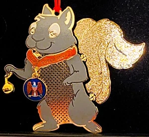 National Security Agency SUPER SECRET EICHHÖRNCHEN Metall Ornament, NEU! - Bild 1 von 8