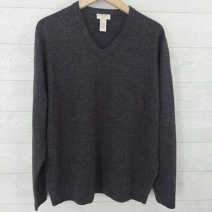 Maglione da uomo Dockers collo a V lavorato a maglia taglia XL pullover grigio - Foto 1 di 6