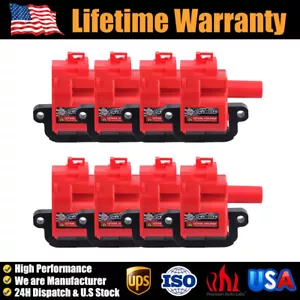 8 Pack High Performance Ignition Coil Set For Chevy GMC LS1 LS6 D580 C1144 UF192 - Picture 1 of 11