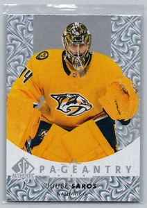 2022-23 SP Authentic #P-21 Juuse Saros Pageantry Nashville Predators - Picture 1 of 2