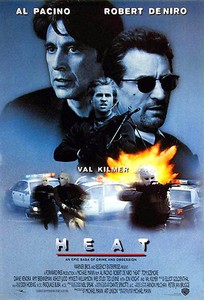 HEAT (1995) ORIGINAL INTERNATIONAL MOVIE POSTER  -  ROLLED