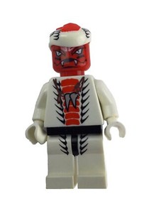 LEGO Ninjago  Snappa Rise of the Snakes 9442 9564 White Mini Figure