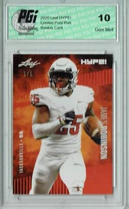 James Robinson 2020 Leaf HYPE! #39 Orange Blank Back 1/1 Rookie Card PGI 10 - Picture 1 of 1