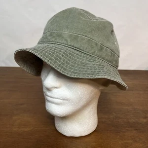 Sombrero estilo cubo Lake of the Isles verde algodón grande para hombre - Imagen 1 de 5