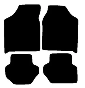 Fits Ford Fiesta Mk3 1990-1993 Black Tailored Carpet Car Mats Hitech - Picture 1 of 6