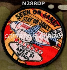 DoD USAF KLAS-AREA 51 B736 N288DP L2J vêlkrö PATCH: SEEN ON/ STAY ON JANET AIR - Bild 1 von 24