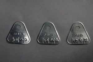 1958 ROCHESTER TRI POWER CARB TAG SET CHEVY 348 3PC NEW 7011951 7012503 7011953 - Bild 1 von 1