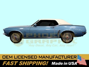 compatible with, 1969 Mustang Grande Upper Body Side Decals Stripes Kit - Picture 1 of 1