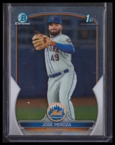 2023 Bowman #BCP-149 Jose Peroza Chrome Prospects New York Mets - Imagen 1 de 1