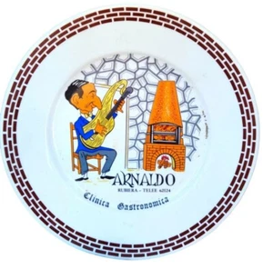 Plato De Feliz Recuerdo Restaurante Clínica Gastronómica Arnaldo Rubiera Años 60 - Imagen 1 de 2