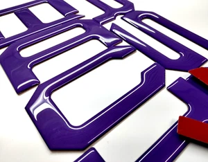 PURPLE  3D DOMED TAILGATE LETTERS FOR  CRUZ 2022 -2026 US MADE - Bild 1 von 2