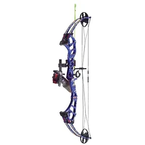 PSE Archery Mudd Dawg Bow Fishing Cajun Package 40 Lbs 30" Right Hand- Blue DK'D - Picture 1 of 1
