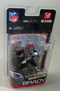 McFarlane Elite Series - Tom Brady Silver Jersey 16 cm Figur 8+ Neu - Bild 1 von 3