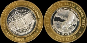 2004-G Silver Strike - Bill's / Lake Tahoe Summer Sports - Rotated Inner Die #1 - Picture 1 of 3