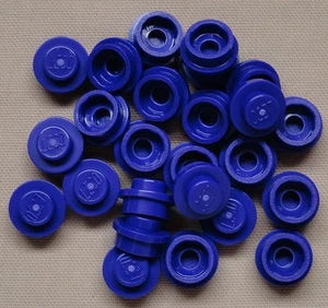 x25 NUEVO Lego Placas Púrpura Tapas 1 x 1 Placas Redondas - Imagen 1 de 1