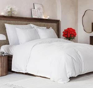 Duvet Cover Queen Size Set - Extra Soft Queen Size Duvet Cover 90 x 90 with 2... - Picture 1 of 7