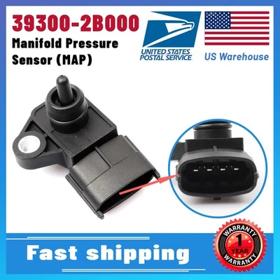 Manifold Pressure Sensor MAP Sensor For Kia Forte 2.0L 2.4L 2010 2011 2012 2013 Foto 1 de 4