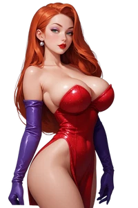 Jessica Rabbit Vinyl Car Decal Sticker 7" Weatherproof - Picture 1 of 4