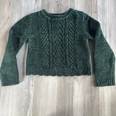 Tommy Bahama Chenille Scalloped Hem Holiday Sweater Size 5-6 - Image 1 of 4