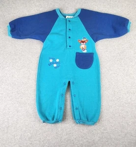 Vintage Sesamstraße Elmo Baby Baseball Größe 18 Monate bestickt Strampler Einteiler - Bild 1 von 17