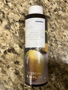 Korres Basil Lemon Renewing Body Cleanser Wash 8.45 oz. Brand New Sealed - Picture 1 of 3