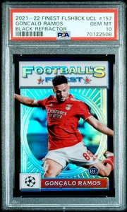 Goncalo RAmos - 2021 Topps Finest Flashbacks - Black /25 - PSA 10 - Bild 1 von 2