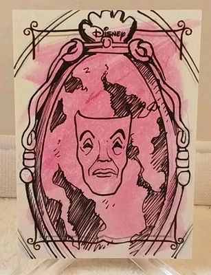 2025 Disney Wonder MAGIC MIRROR SKETCH 1/1, By Jason Sobol, Snow White - Image 1 of 2