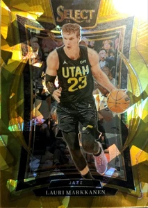 2024-25 Select Gold Ice #'d 06/10 Lauri Markkanen. + Utah Jazz 14 Card Lot. - Picture 1 of 5