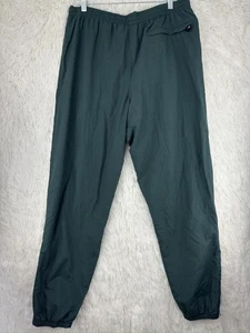 Vintage 90s Outersport Trainingshose Herren L gefüttert Nylon Windbreaker Adler grün - Bild 1 von 10