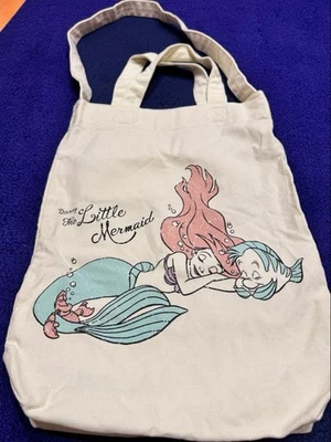 Bolso de Mano Sirenita Ariel Blanco 45cm x 31cm Usado Foto 1 de 3