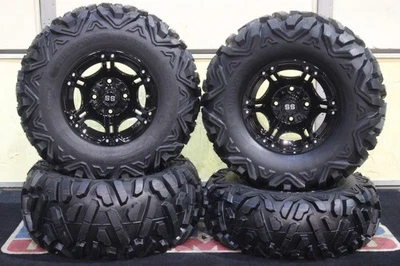 KIT DE LLANTAS SUZUKI KING QUAD 750 26" QUADKING ATV Y VIPER NEGRAS IRS1CA BIGGHORN Foto 1 de 4