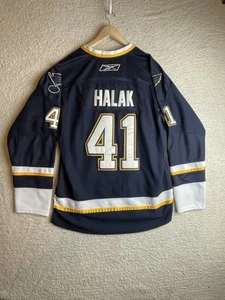 Camiseta deportiva St Louis Blues #41 Jaroslav Halak NHL Reebok CCM talla 52 hecha en Canadá - Imagen 1 de 14