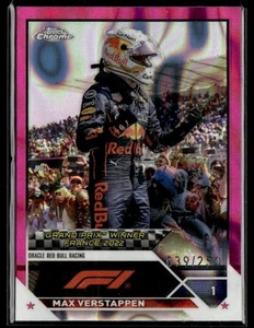 2023 Topps Chrome Formula 1 Fuschia Lava Max Verstappen /250 #155 - Picture 1 of 2