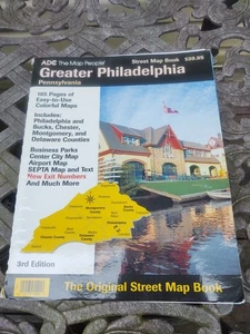 ADC STREET MAP BOOK GREATER PHILADELPHIA: PENNSYLVANIA 3rd Edition - Picture 1 of 7