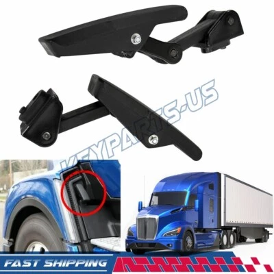 Paquete de 2 pestillos de capó aptos para Kenworth T680 2013-2024 reemplazar HLK2201 L56-6027 Foto 1 de 4