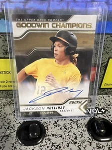 2023 UD Goodwin Champions Jackson Holliday RC Rookie Auto Autograph #A-JH - Picture 1 of 5