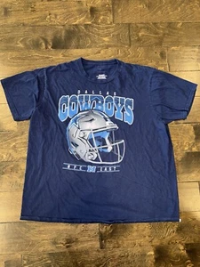 Dallas Cowboys Blue NFC East Football Men’s T-shirt Size XXL Fanatics - Picture 1 of 4