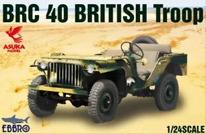 Kit de plástico Ebbro Asuka modelo BRC 40 tropa británica escala 1/24 poste T48 - Imagen 1 de 8