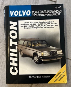 Chilton Volvo 1970-1989 Coupes Sedans Wagons Repair Manual - Picture 1 of 21