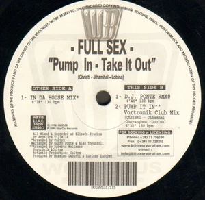 FULL SEX - PUMP En - Take It Out - Worldbus - 1998 - Italy - WB115 - Picture 1 of 2
