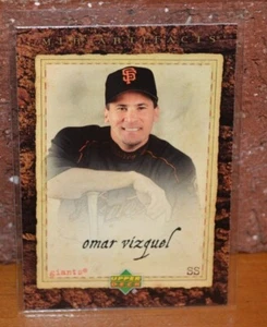 GREAT BASEBALL CARD UPPER DECK MLB ARTIFACTS SAN FRANCISCO GIANTS OMAR VIZQUEL - Picture 1 of 2