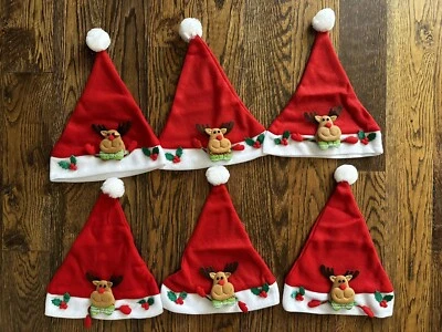 18 New Baby Toddler Santa Hat  Cap Christmas Costume Accessory Winter - Image 1 of 4