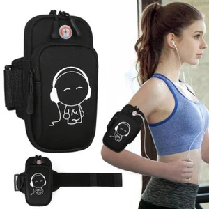 Running Phone Arm Bag Night Reflective Strip Handbag Universal Wrist Bag GX - Zdjęcie 1 z 23