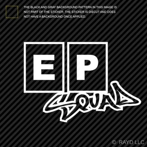 (2x) EP Squad Sticker Die Cut Decal Self Adhesive Vinyl jdm #2 - Picture 1 of 1