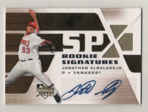 2008 SPx Rookie Signatures #143 Jonathan Albaladejo New York Yankees BV$8 Auto - Bild 1 von 1