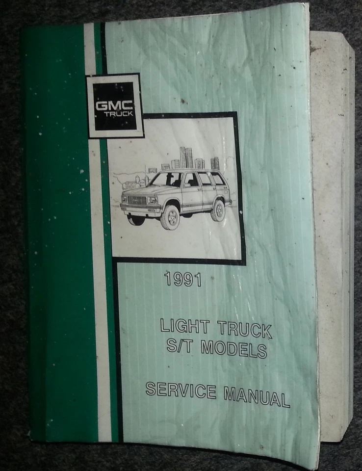 Manual de Taller / Del Chevrolet S/T Blazer & GMC Jimny & Recoger Up 1991 - Imagen 1 de 1