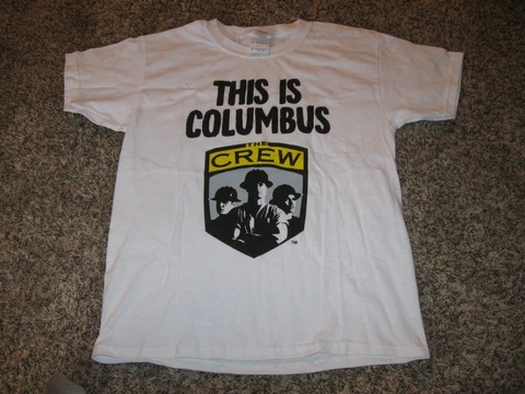 Columbus Crew T Shirt New W/O Tags Youth Medium Kids Boys MLS Soccer COL Cover