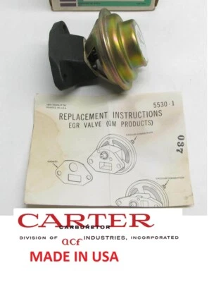 EGR VALVE 1977 雪佛兰 MONZA VEGA STARFIRE PONTIAC ASTRE SUNBIRD 2.3L 美国制造 — 第 1/4 张图片